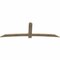 Ekena Millwork Bellingham Rough Sawn Timber Gable Bracket, Douglas Fir, 108"W x 36"H x 2"D x 6"F, 8/12 Pitch GBW108X36X0206BEL00RDF - alternate 4
